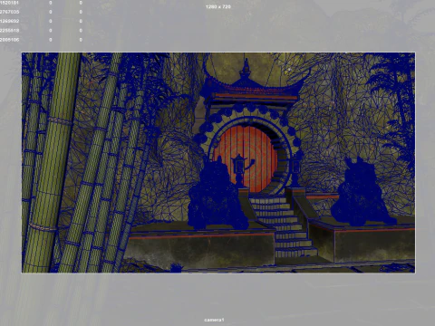 Chinese Temple 3D Model