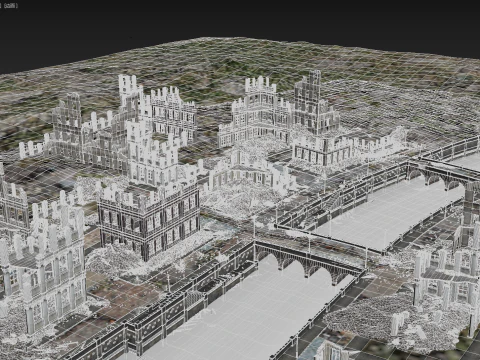 Post war cities 3D Model