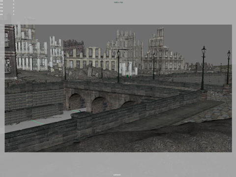 Post war cities 3D Model