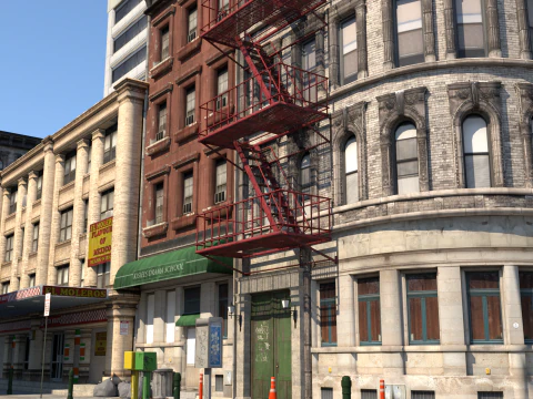 Місто 3D Модель