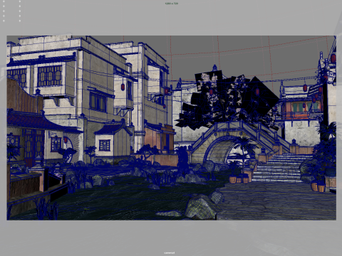 Ancient Chinese villages 3Dモデル
