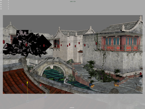 Ancient Chinese villages 3Dモデル
