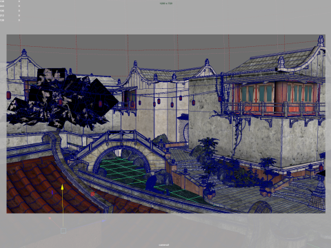 Ancient Chinese villages 3Dモデル