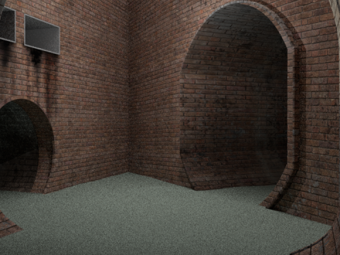 Sewer tunnel 3D-Modell