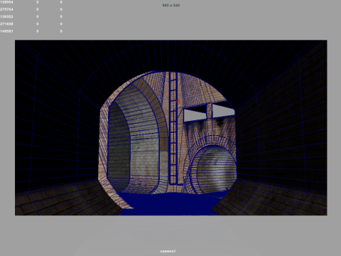 Sewer tunnel 3D-Modell