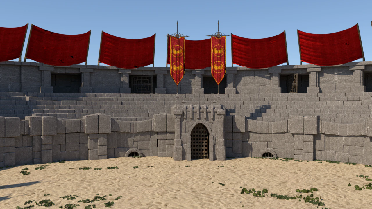 Colosseum 3D Model .c4d .max .obj .3ds .fbx .stl .blend 