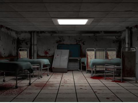 Horror Hospital 3D Model