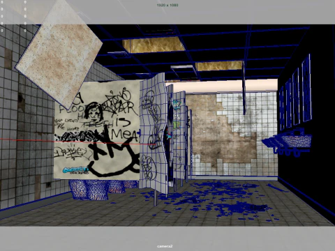 Mens Room 3D Model