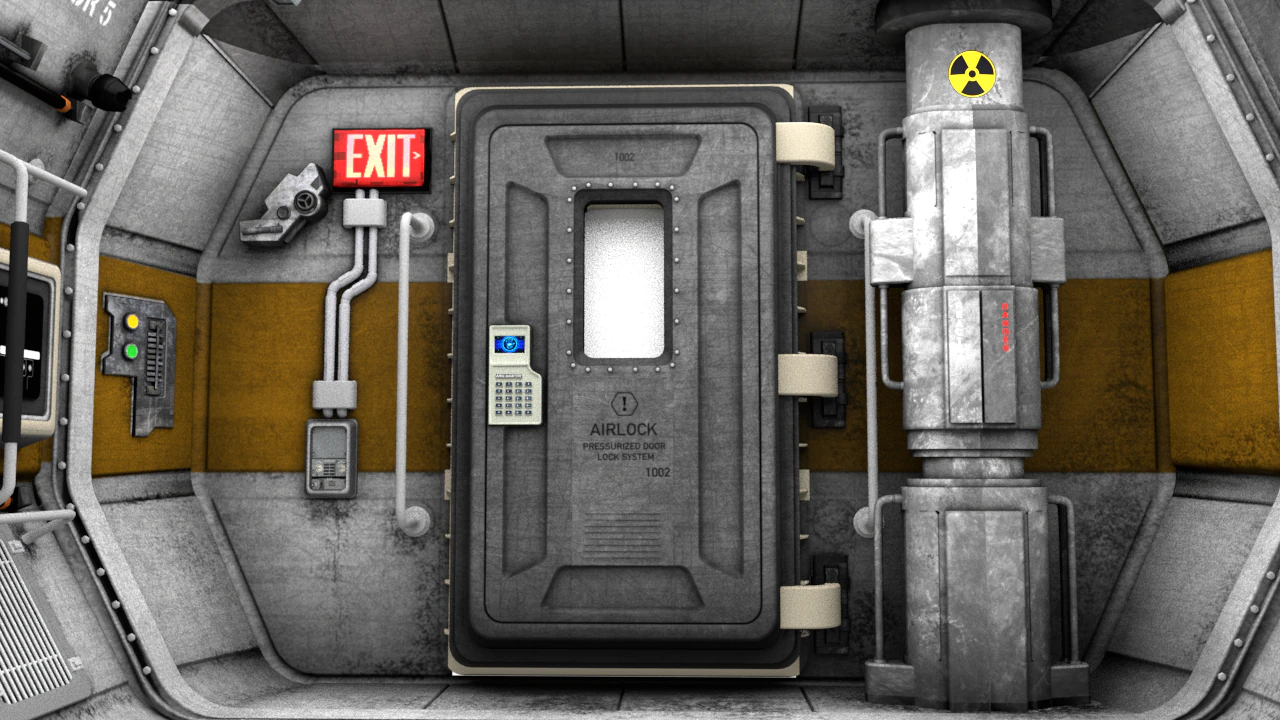 Space Hatch 3D Model .c4d .max .obj .3ds .fbx .stl .blend 