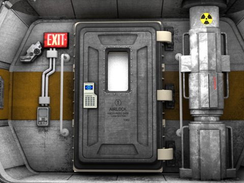 Space Hatch 3D Model