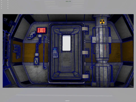 Space Hatch 3D Model