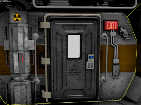 Space Hatch 3D Model