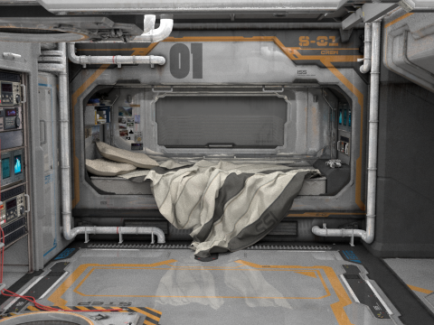 SciFi Environment 3D Модель