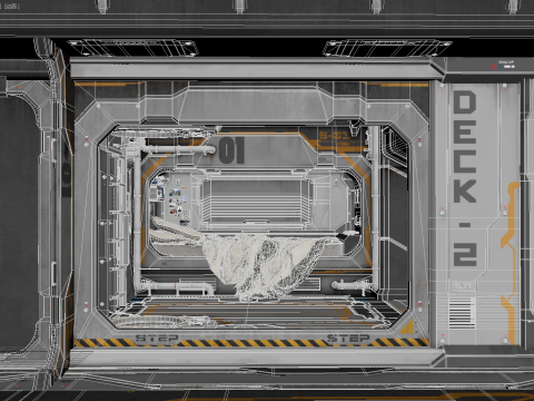 SciFi Environment 3D-Modell