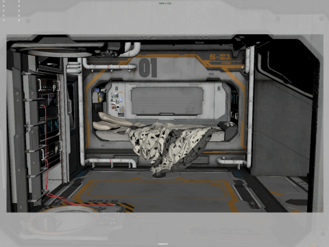 SciFi Environment 3D-Modell