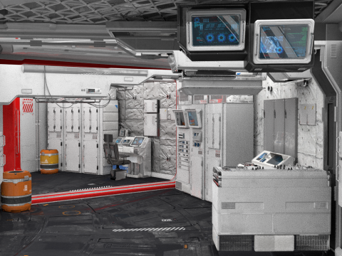 Space Station 3D Model