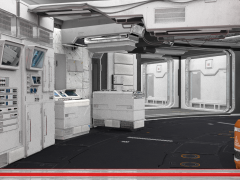 Space Station 3D Model