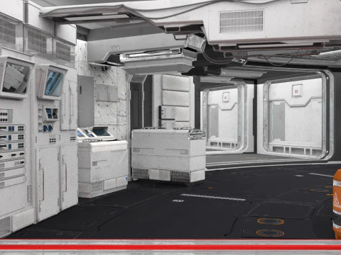 Space Station 3D Model