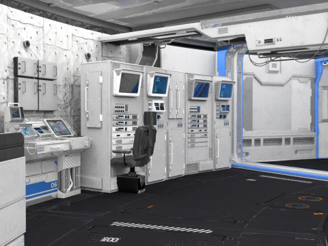 Space Station 3D Model