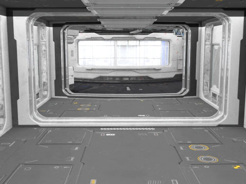 Space Station 3D Model