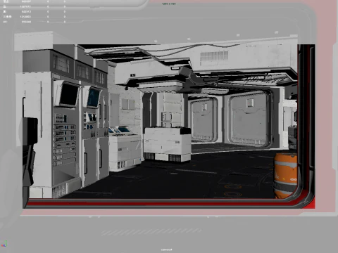 Space Station 3D Model