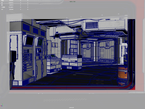 Space Station 3D Model