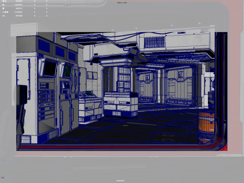 Space Station 3D Model