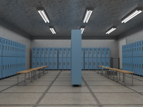 Роздягальня 3D Модель