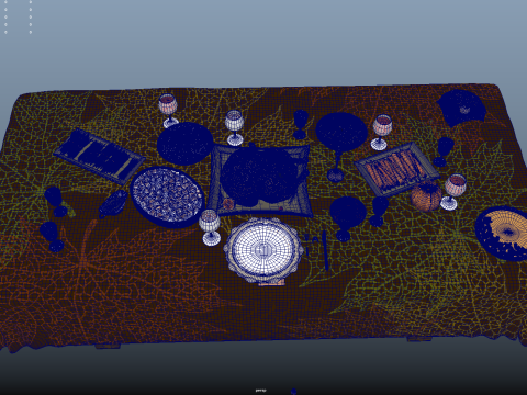 Holiday Foods 3D Model