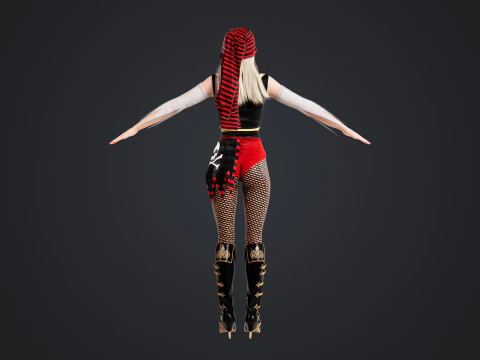 Pirate Rigged 3D Model