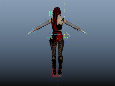 Pirate Rigged Model 3D