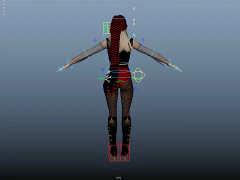 Pirate Rigged 3D Model