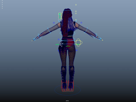 Pirate Rigged Model 3D