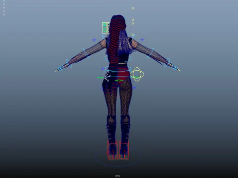 Pirate Rigged 3D Model