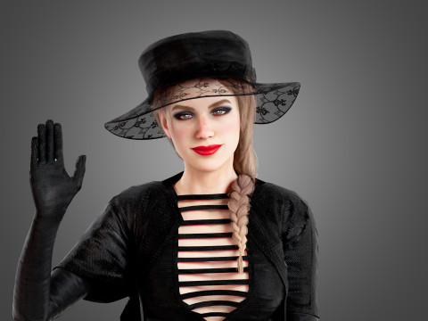 Plague Doctor Rigged 3D 모델