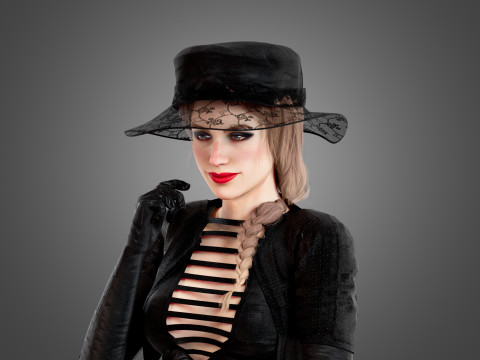 Plague Doctor Rigged 3D 모델