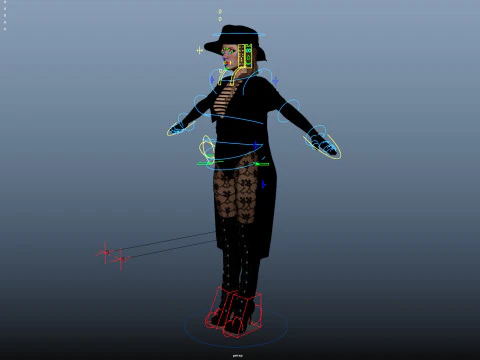 Plague Doctor Rigged 3D Model
