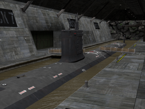 Submarine Modelo 3D