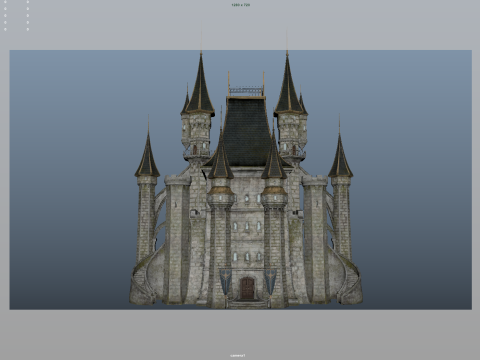 Castle 3D-Modell