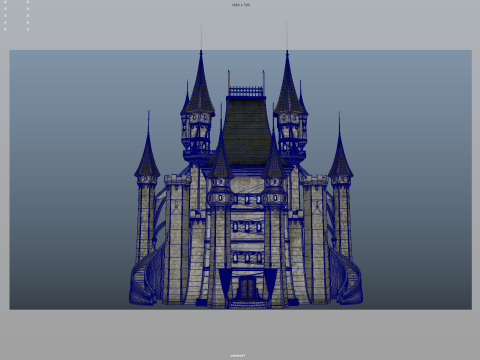 Castle 3D-Modell