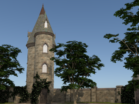 Castle 3Dモデル