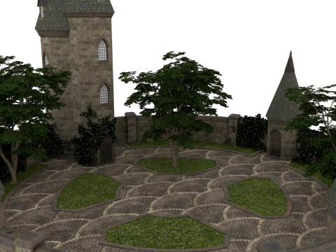 Castle 3D Model