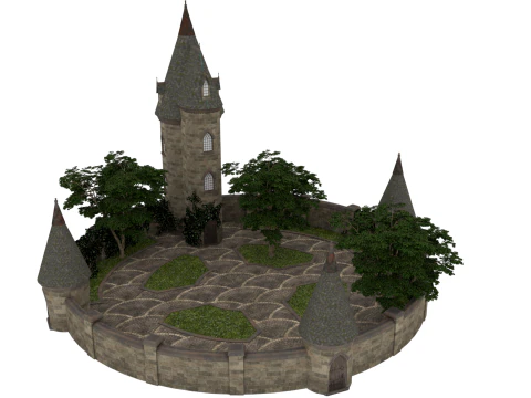 Castle 3D Model