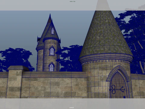 Castle 3D Model