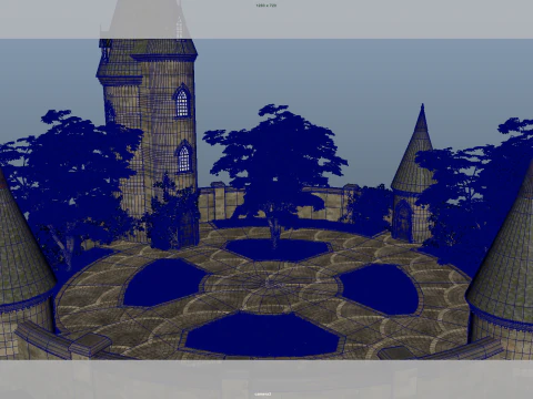 Castle 3D Model