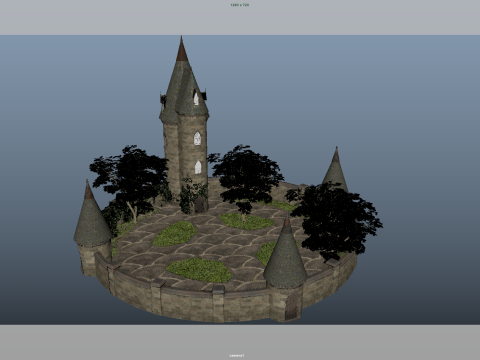 Castle Modelo 3D