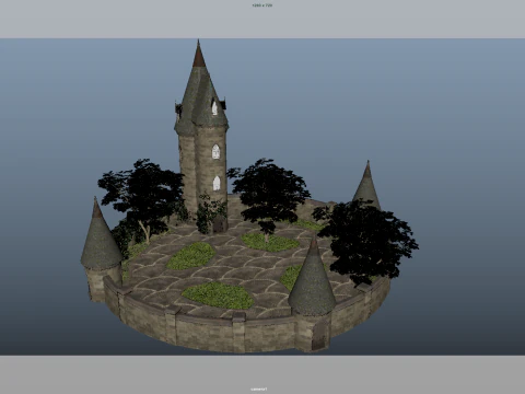 Castle 3D Model