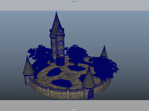 Castle 3D Model