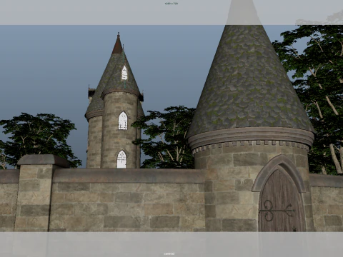 Castle 3D Model