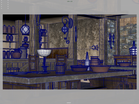 Medieval taverns Modelo 3D